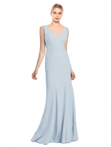 Shop Sleeveless Seamed Bodice Trumpet Prom Dress