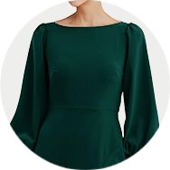 Shop Bishop Sleeves Prom Dresses