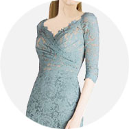 Shop Half Sleeves Prom Dresses